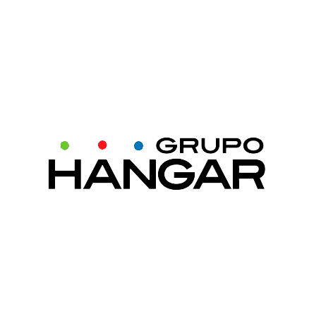 Logo Grupo Hangar Negro PNG